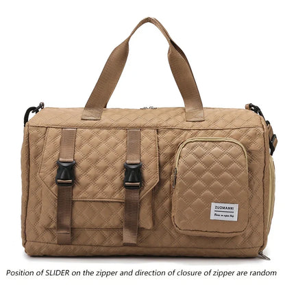 Casual Solid Travel Duffel Bag for Gym, Overnight Trips and Weekend Getaways, Portable Shoulder Carryall - product view 5