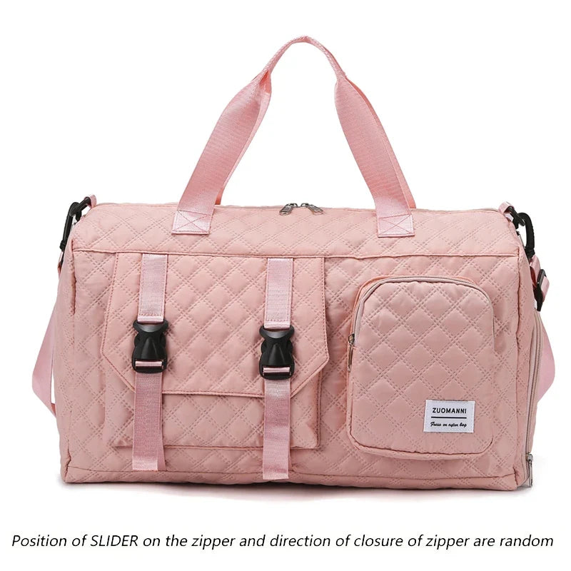 Casual Solid Travel Duffel Bag for Gym, Overnight Trips and Weekend Getaways, Portable Shoulder Carryall - product view 6