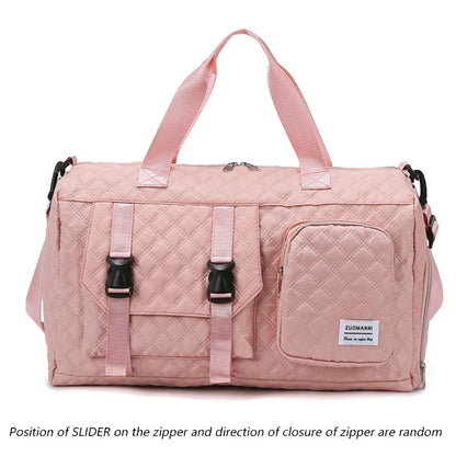 Casual Solid Travel Duffel Bag for Gym, Overnight Trips and Weekend Getaways, Portable Shoulder Carryall - product view 6