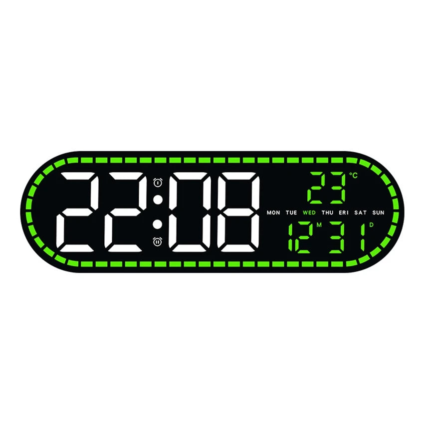 digital wall clock - product view 2