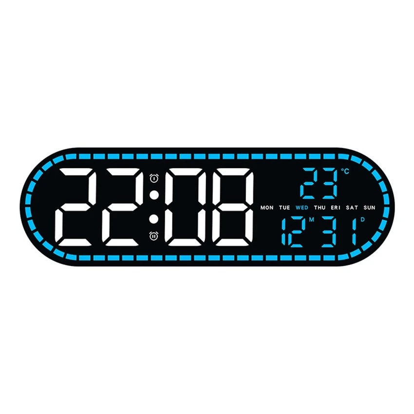 digital wall clock - product view 4