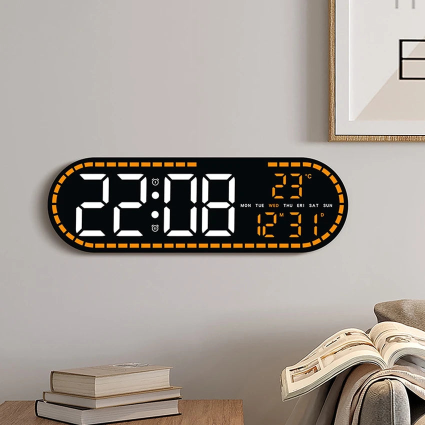 digital wall clock - product view 6