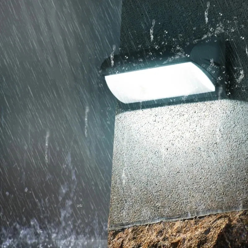 Outdoor LED Wall Sconce, IP65 Waterproof, Optional Radar Motion Sensor, 3–6m Detection, 220V AC, ABS Body - product view 1