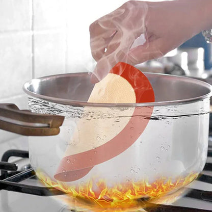 Round Silicone Baking Mat, Reusable Non-Stick Oven and Air Fryer Liner, 23 cm, Dishwasher Safe - product view 5