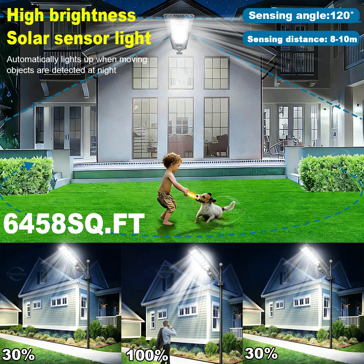 motion sensor driveway light - product view 5