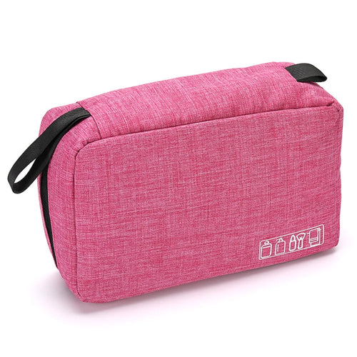 Hanging Toiletry Bag, Water-Resistant Travel Organizer with Hook, Multiple Compartments and Sturdy Handle, 24.5 × 15 × 7.5 cm - product view 1