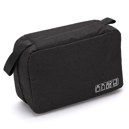 Hanging Toiletry Bag, Water-Resistant Travel Organizer with Hook, Multiple Compartments and Sturdy Handle, 24.5 × 15 × 7.5 cm - product view 3