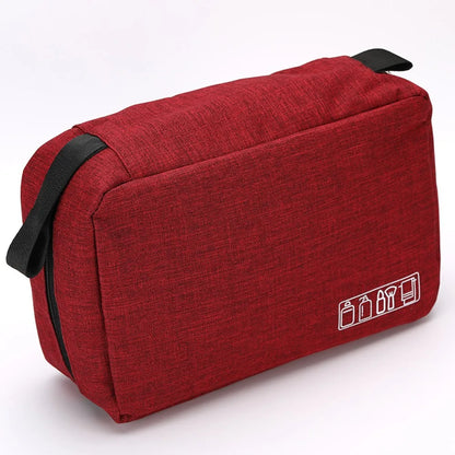 Hanging Toiletry Bag, Water-Resistant Travel Organizer with Hook, Multiple Compartments and Sturdy Handle, 24.5 × 15 × 7.5 cm - product view 5