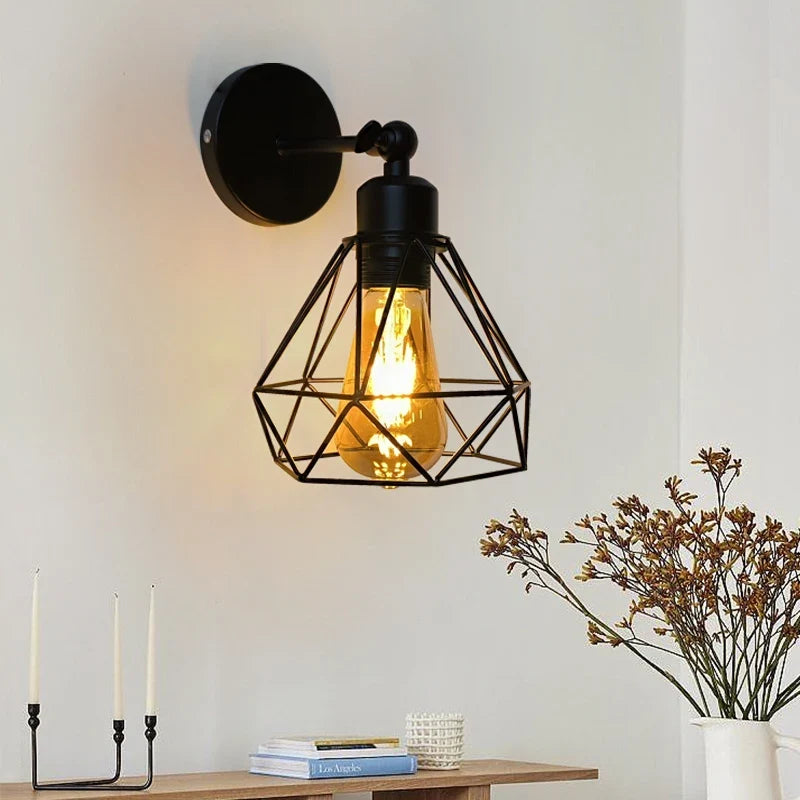 Modern Black Swing Arm Wall Lamp, E27 Bulb Base, Iron Construction, AC Powered Sconce for Bedroom, Foyer or Study - product view 5