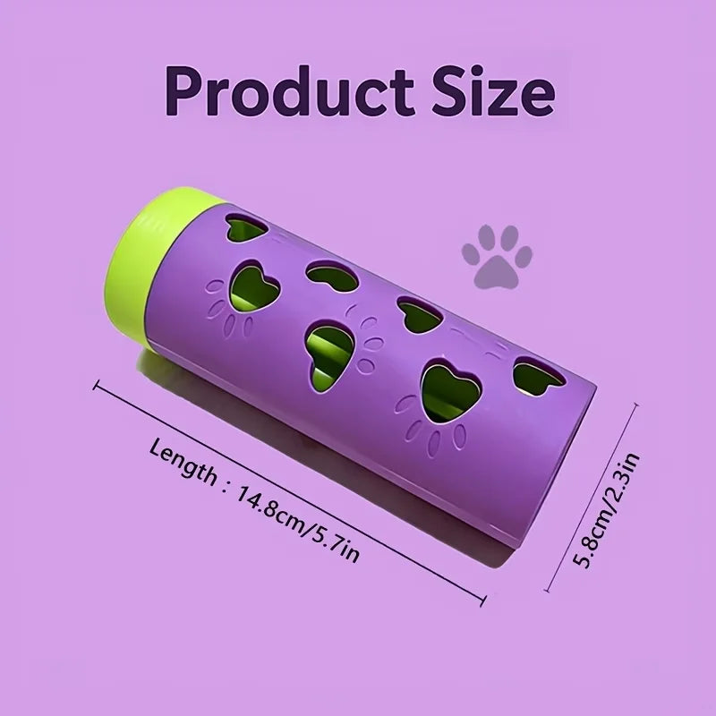 Plastic Slow Feeder for Dogs and Cats, Detachable Treat Dispenser and Bite-Resistant Chew Toy, 1PC Option for Indoor or Outdoor Use - product view 4