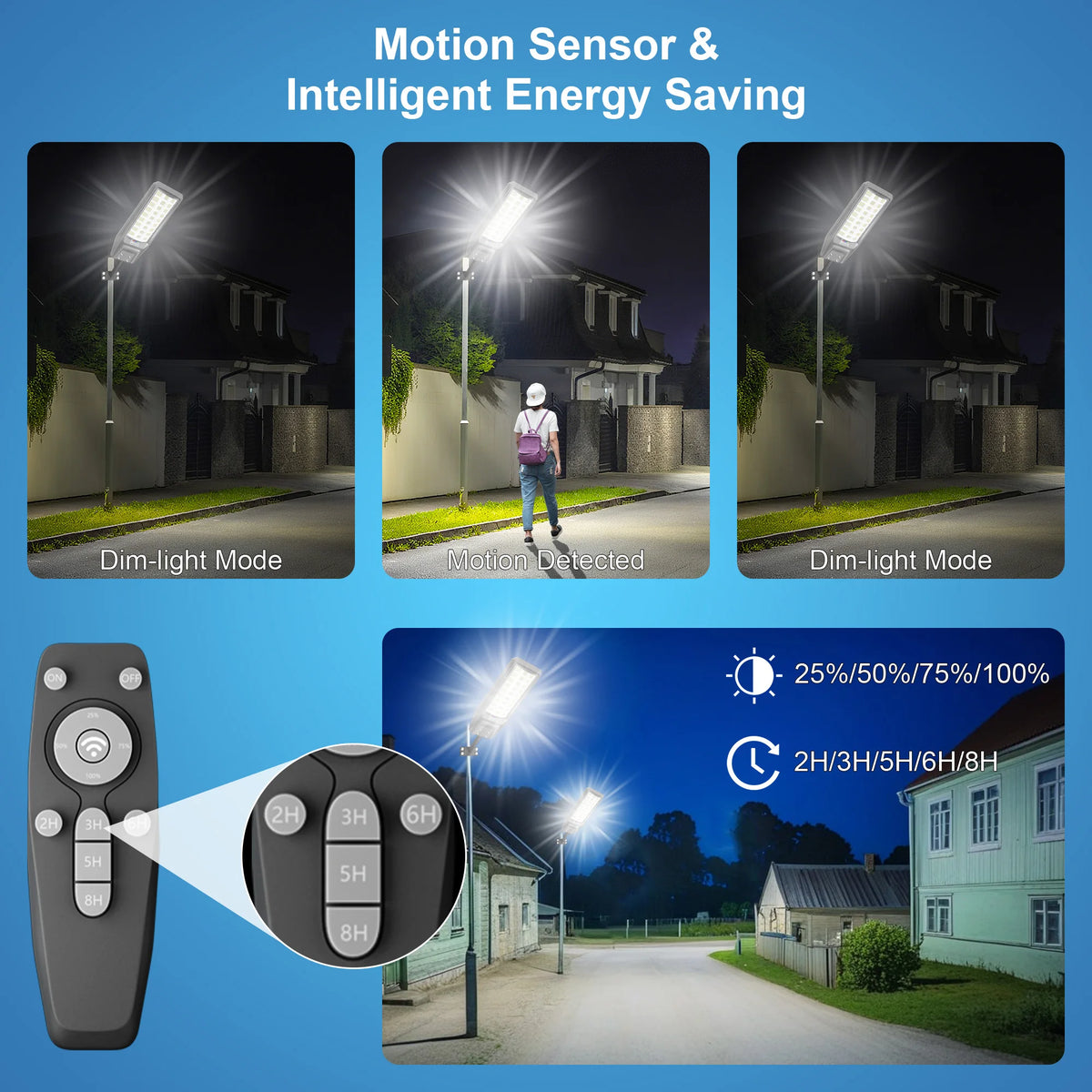motion sensor driveway light - product view 5