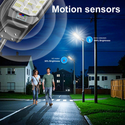 Outdoor Solar Motion Sensor Light, Remote Control, Dimmable Brightness, 12–18 Hour Use, 8 m Wireless Control for Yard - product view 6