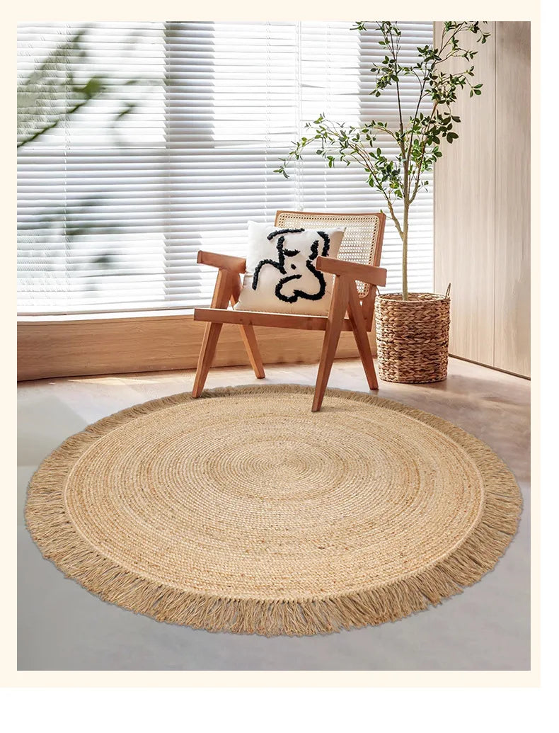 jute rug - product view 4