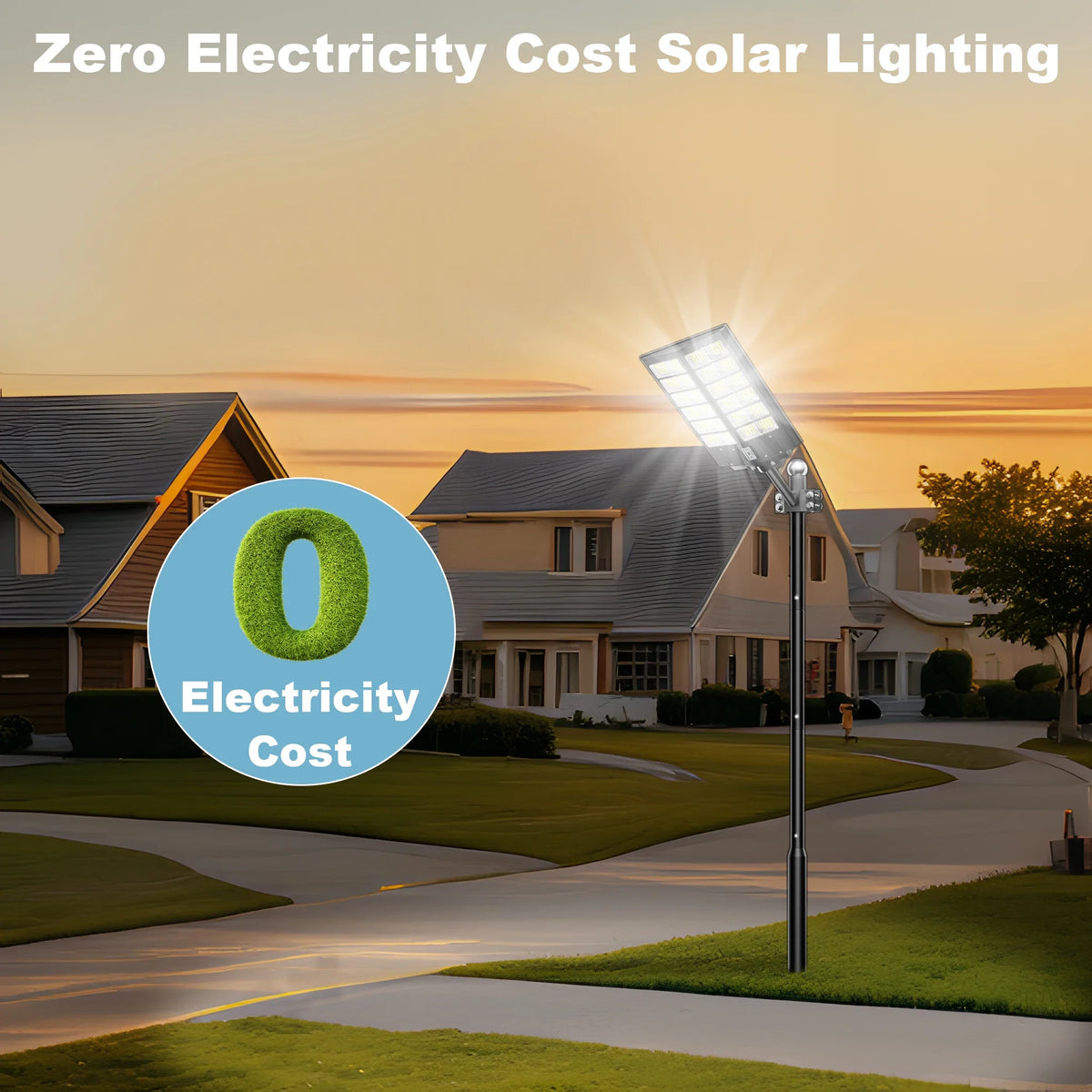 Solar LED Flood Light with Motion Sensor, Remote Control, 3 Brightness Modes and 12–18 Hour Use for Yard and Patio - product view 5