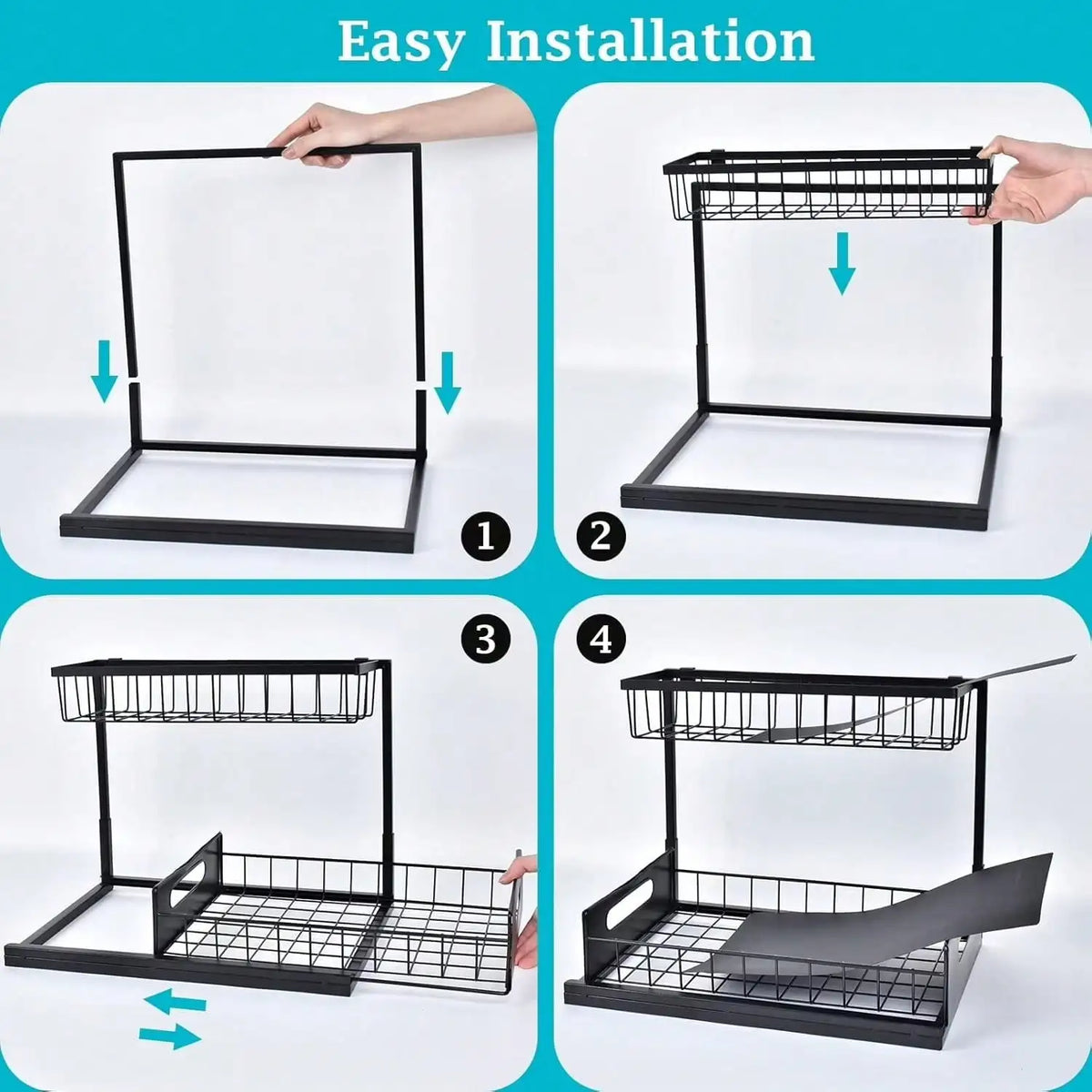pull out cabinet organizer - product view 6