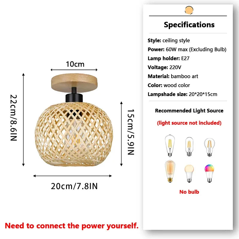ceiling light - product view 2