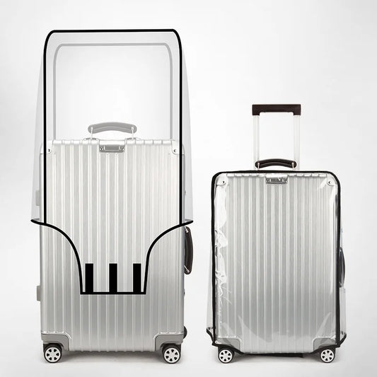 Transparent PVC Suitcase Cover, Waterproof Dustproof Scratch-Resistant Luggage Protector in 20, 24, 26 and 28 Inch Sizes - product view 1