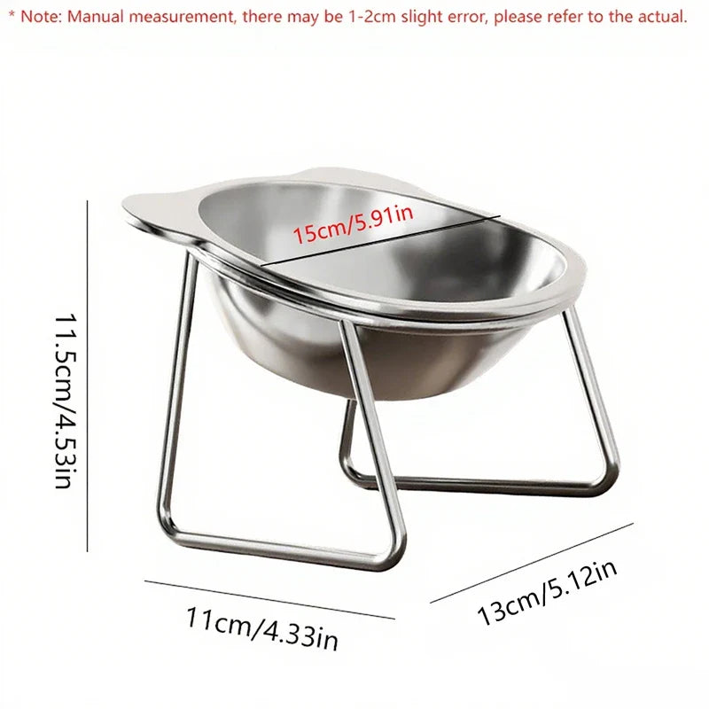 Tilted cat bowl, product view 1