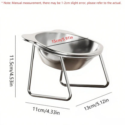 Tilted cat bowl, product view 1