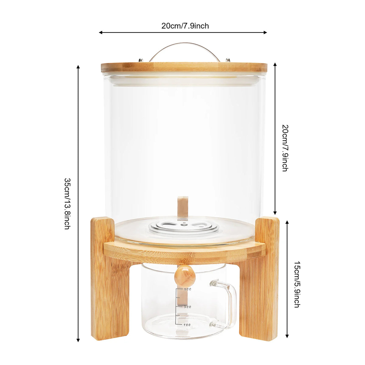 airtight cereal container - product view 1