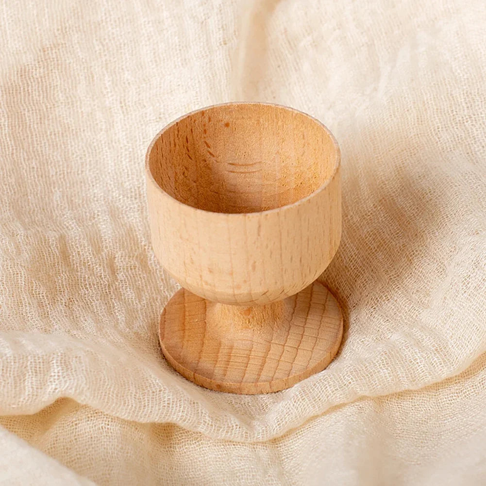 Wooden Easter Eggs for Painting, 5.5 × 4 cm Unfinished Craft Eggs for DIY Décor, Baskets, Parties and Classroom Activities - product view 5
