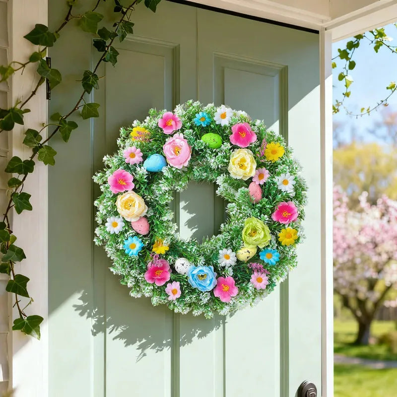 spring floral garland - product view 4