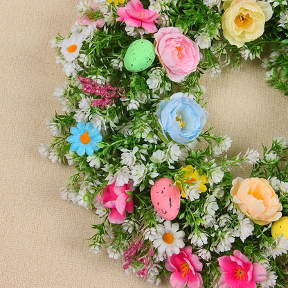 Easter Floral Wreath with Eggs, product view 5