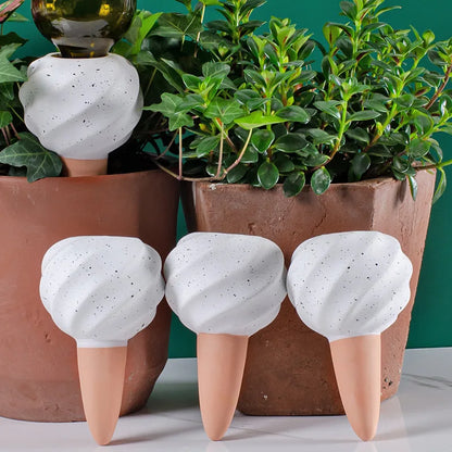 Terracotta Plant Watering Spikes, 210 ml Slow-Release Olla Globes for Indoor and Outdoor Pots, Available in 1, 2 or 4 Pieces - product view 5