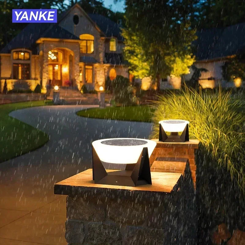 solar post cap light - product view 6