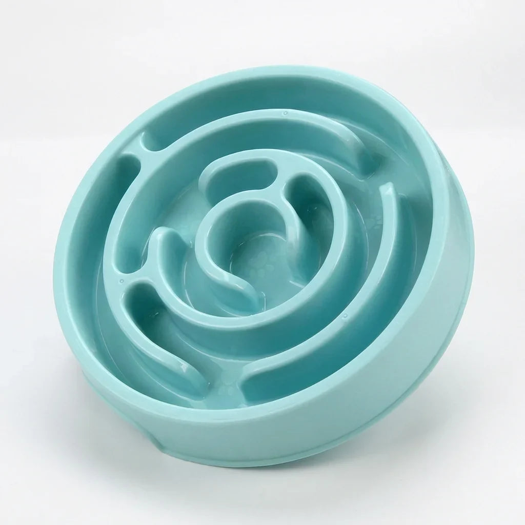 Slow Feeder Dog Bowl, Plastic Interactive Feeding Bowl for Dogs and Cats, Non-Slip Maze Design for Healthier Mealtimes - product view 1