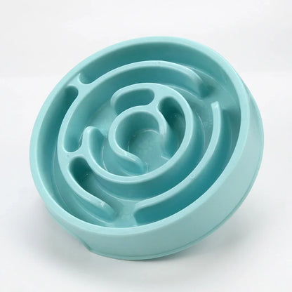 Slow Feeder Dog Bowl, Plastic Interactive Feeding Bowl for Dogs and Cats, Non-Slip Maze Design for Healthier Mealtimes - product view 1