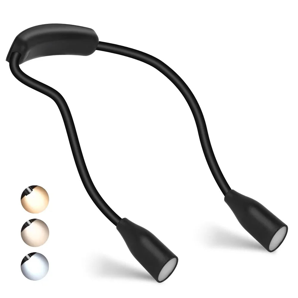 rechargeable reading lamp - product view 1