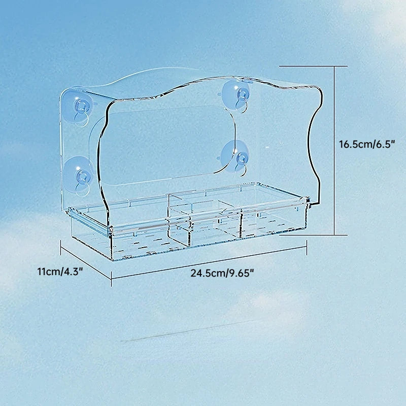 bird feeder window mount - product view 1