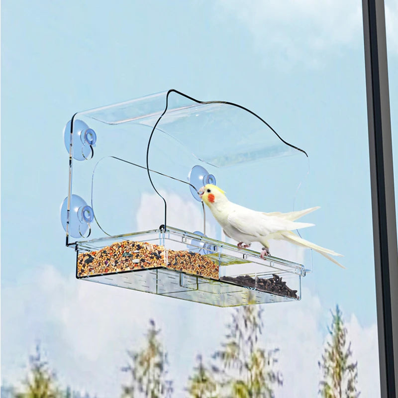 bird feeder window mount - product view 2