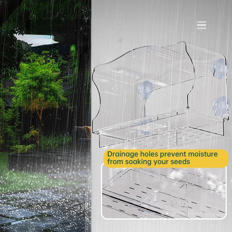 bird feeder window mount - product view 5