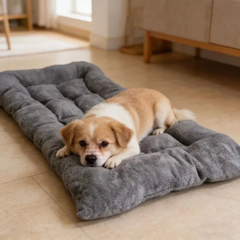 Plush Polyester Dog Bed Mat, product view 2