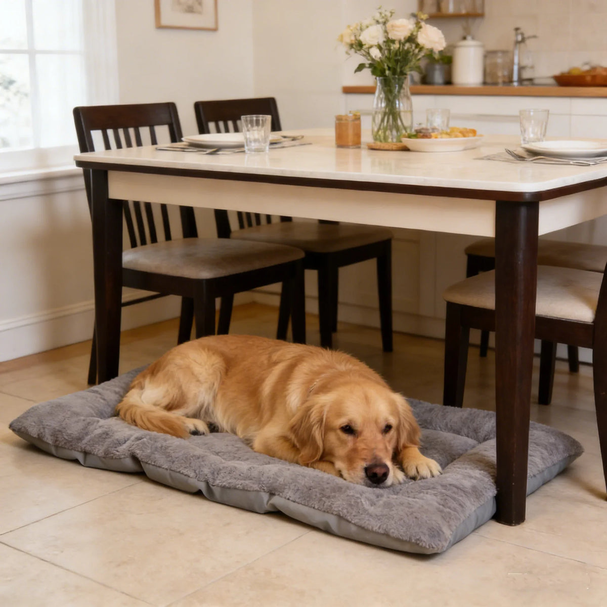 Plush Polyester Dog Bed Mat, product view 6
