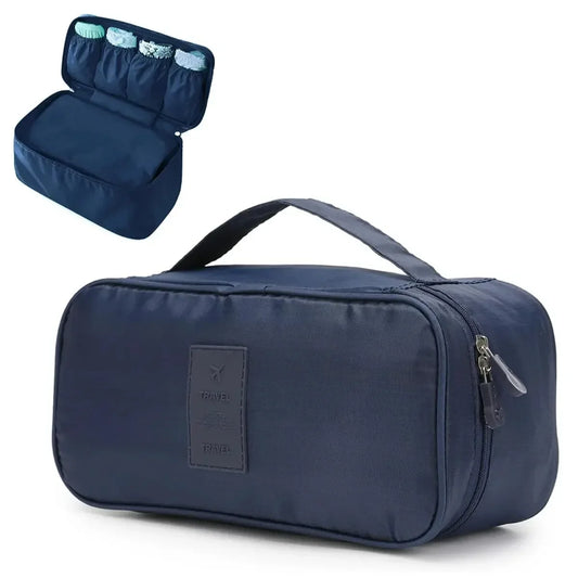 Multi-Use Oxford Travel Organizer Bag, Portable Storage Case for Underwear, Bras, Toiletries and Cosmetics - product view 1