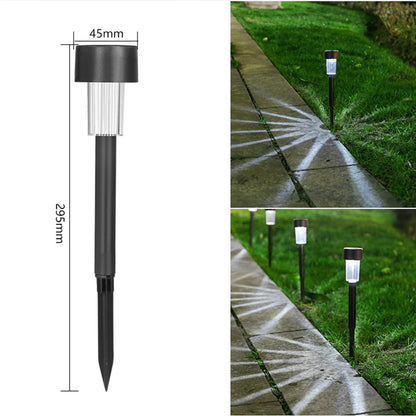 Solar Pathway Lights, Automatic Dusk Sensor Garden Lanterns, Water-Resistant ABS Landscape Lamps in White or Warm Light - product view 5