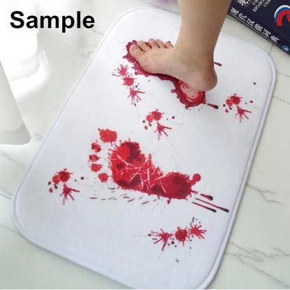Rubber Doormat, Scenic Print, Anti-Slip Flannel Surface with PVC and Sponge Base, Handmade, Multiple Sizes - product view 4
