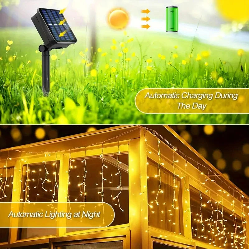solar string lights - product view 4