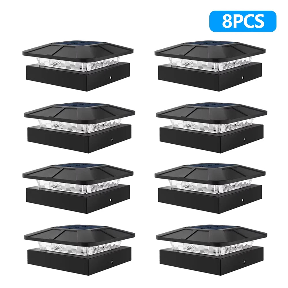 solar fence light - product view 3