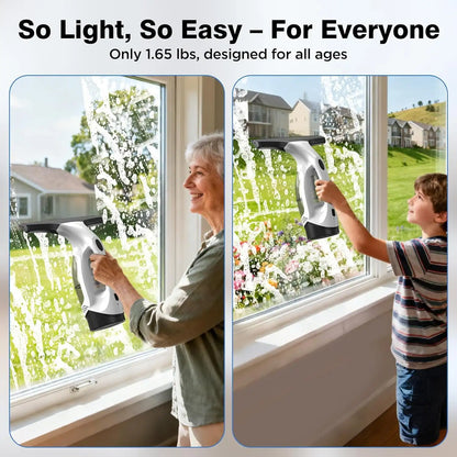 Cordless Window Vacuum Squeegee, 2000Pa Suction, 2200mAh Battery, 150mL Tank, 280mm Blade for Glass and Tiles - product view 5