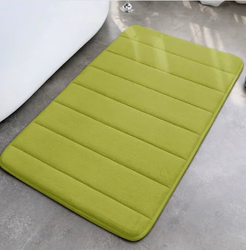 Memory Foam Bath Mat, Soft Absorbent Non-Slip Quick-Dry Shower Rug, Machine Washable Suede Finish in 7 Colors - product view 6