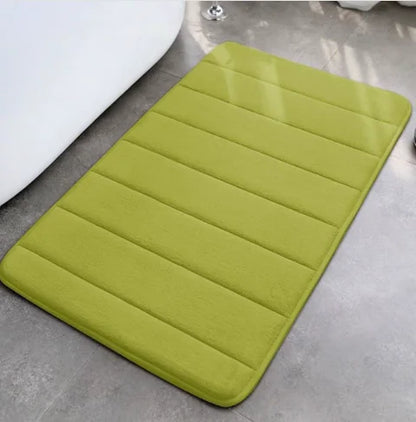 Memory Foam Bath Mat, Soft Absorbent Non-Slip Quick-Dry Shower Rug, Machine Washable Suede Finish in 7 Colors - product view 6