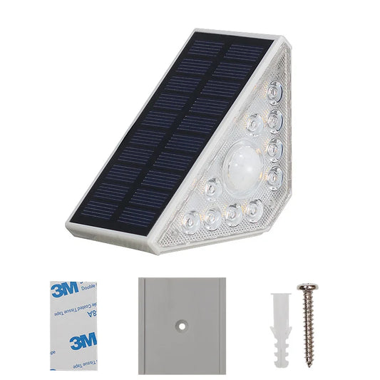 Solar Motion Step Lights, 10 LED Outdoor Stair and Fence Lamps, Automatic Control, 5m Size, 1, 2 or 4 Piece Set - product view 1