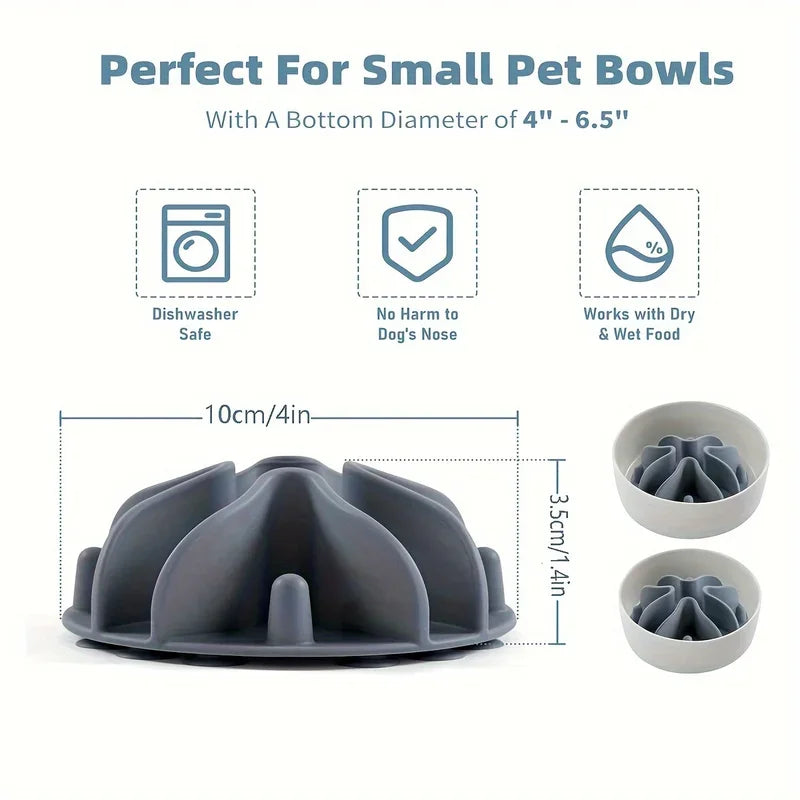slow feeder dog bowl - product view 3