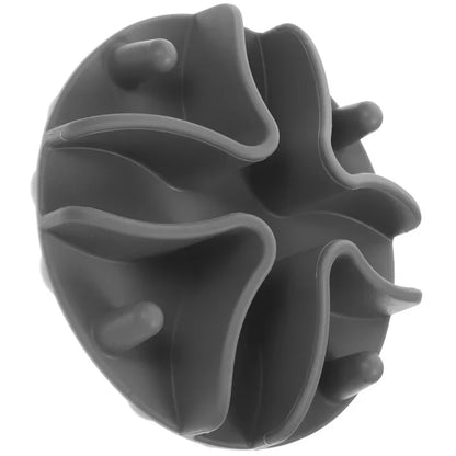 Silicone Slow Feeder Dog Bowl Insert, Compact Round Feeding Aid, Grey, 10cm, 12cm or 14cm Sizes for Pets - product view 5