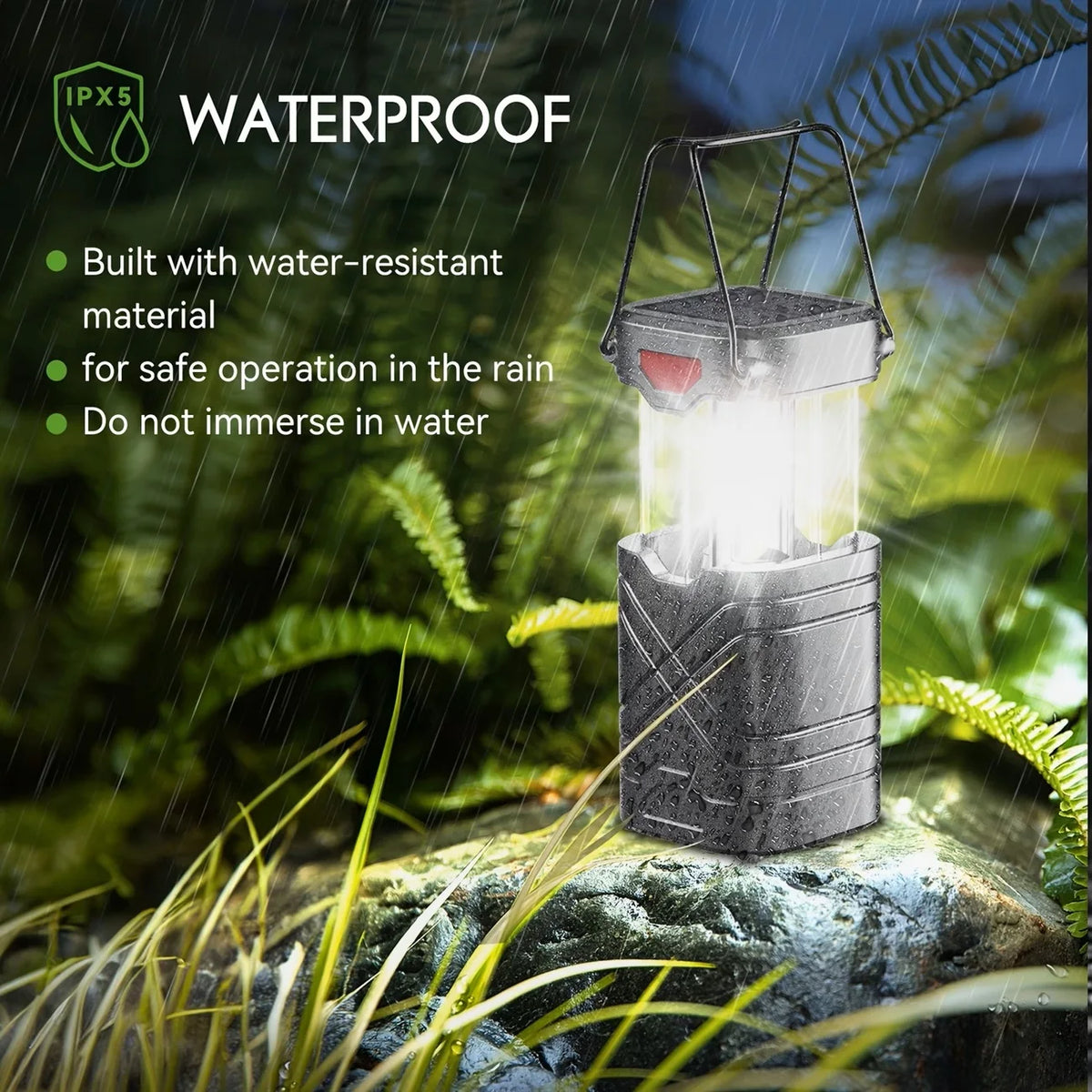 camping led lantern - product view 3