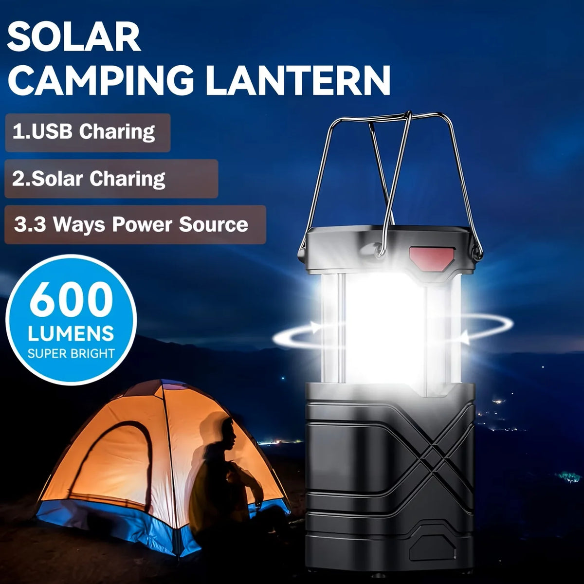 camping led lantern - product view 6